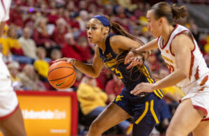 WVU keeps winning on the road, knocks off Audi Crooks, No. 11 Iowa State